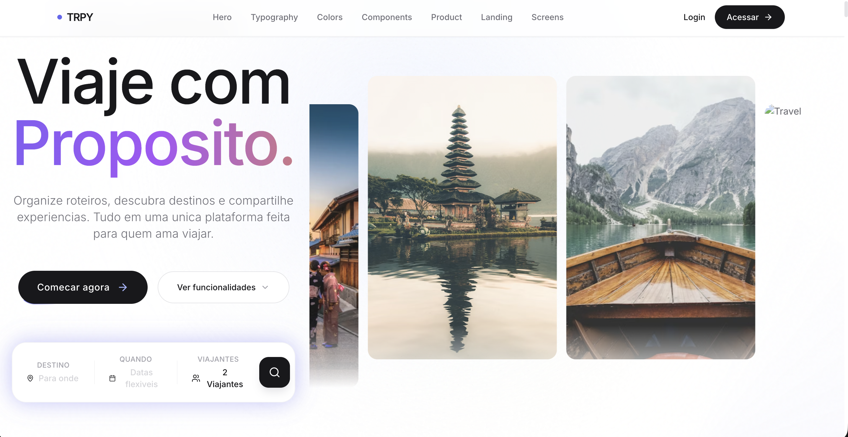 Design System – TRPY solução 1